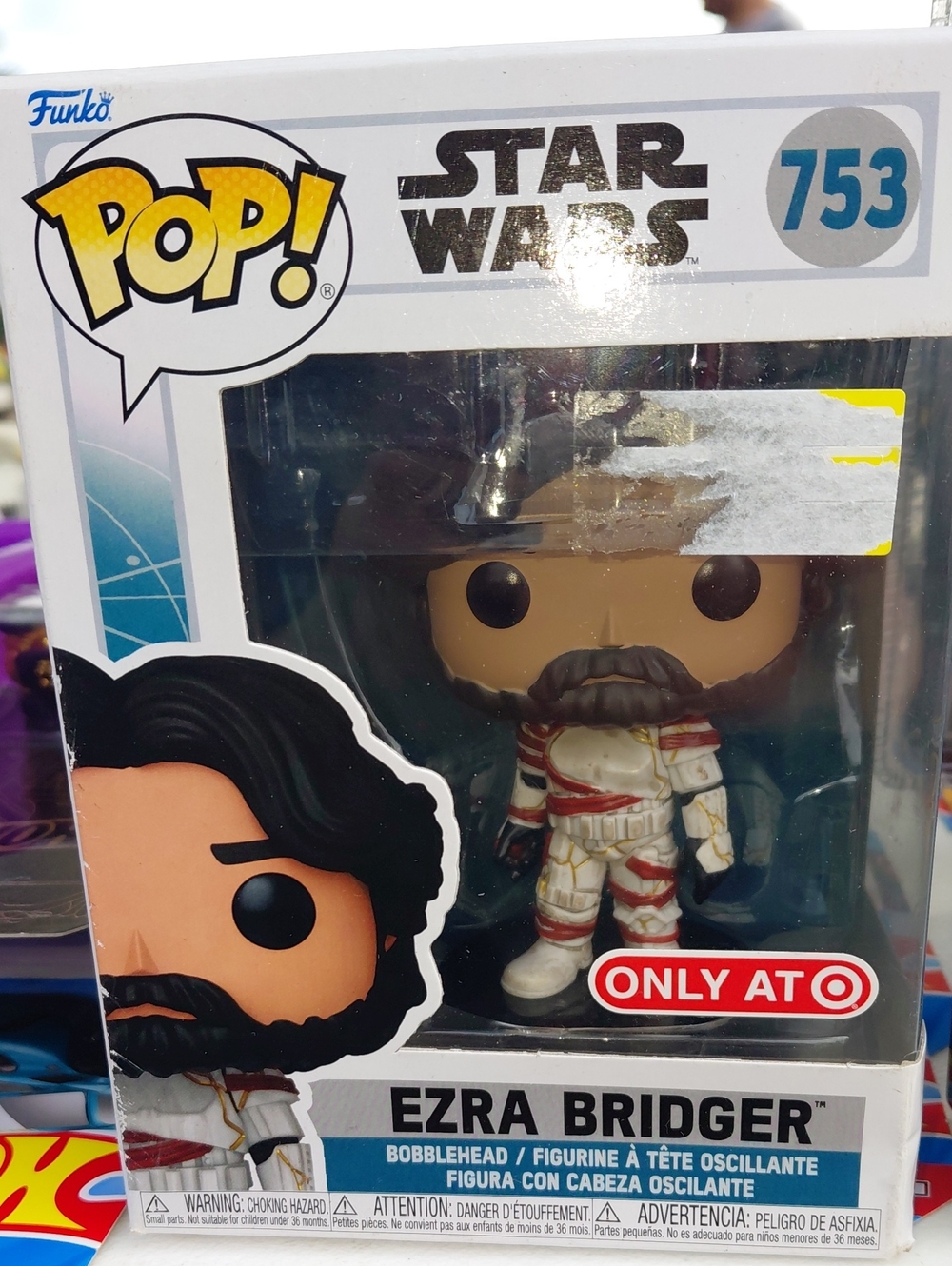 Funko Pop! Star Wars Ezra Bridger in White and Red Suit (Target Exclusive)